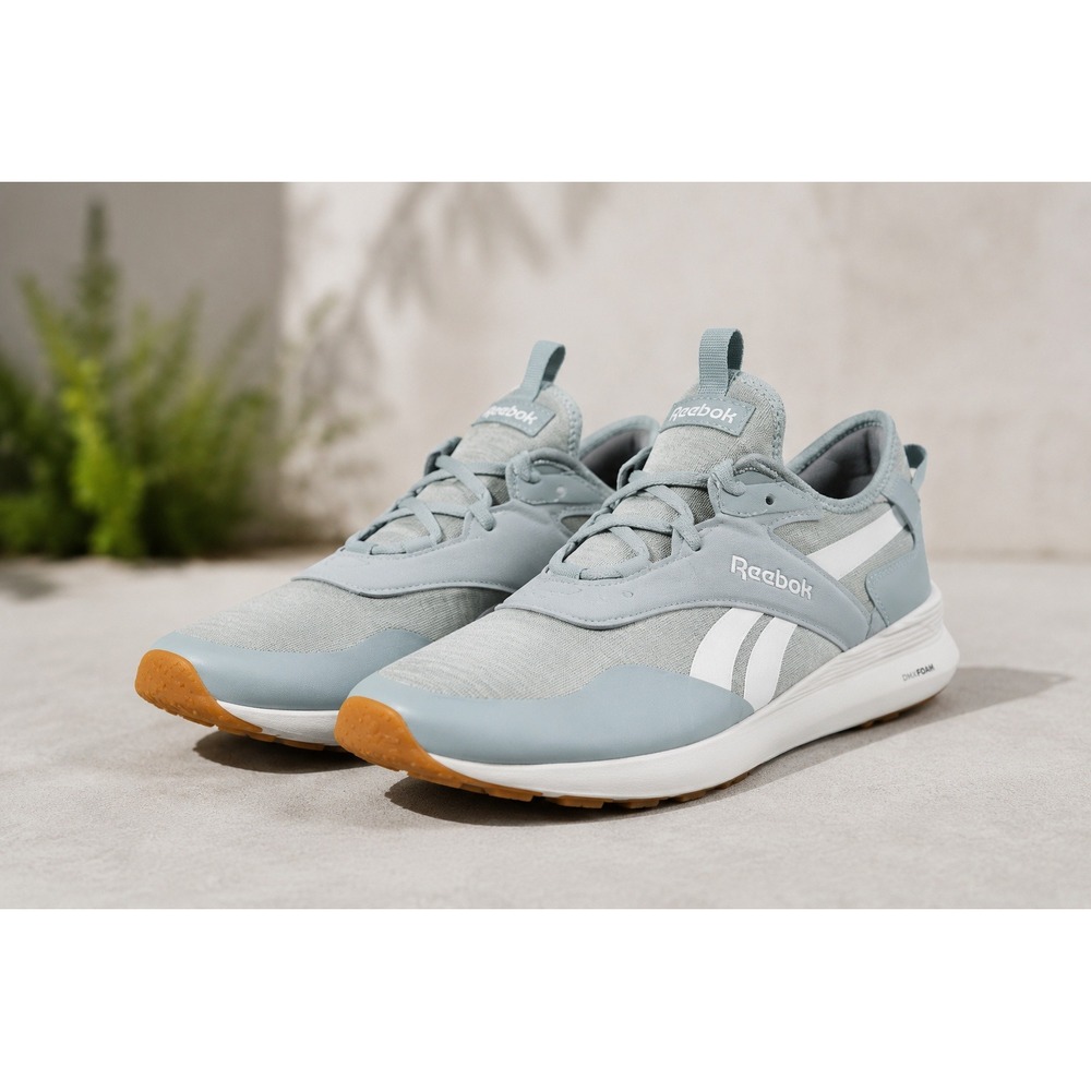 Reebok Spark Run GY8873 Running Shoes Women 9 Seaside Gray Chalk Silver